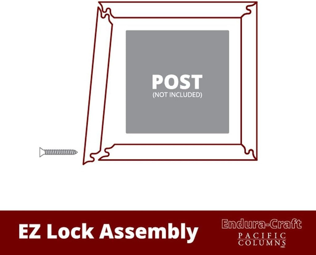 22"W x 16'H Smooth PVC Column Wrap Kit K5128