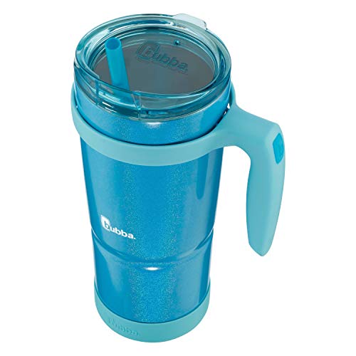 32oz Vacuum-Insulated Stainless Steel Tumbler with Lid and Straw, Pink Sorbet Iridescent M237439