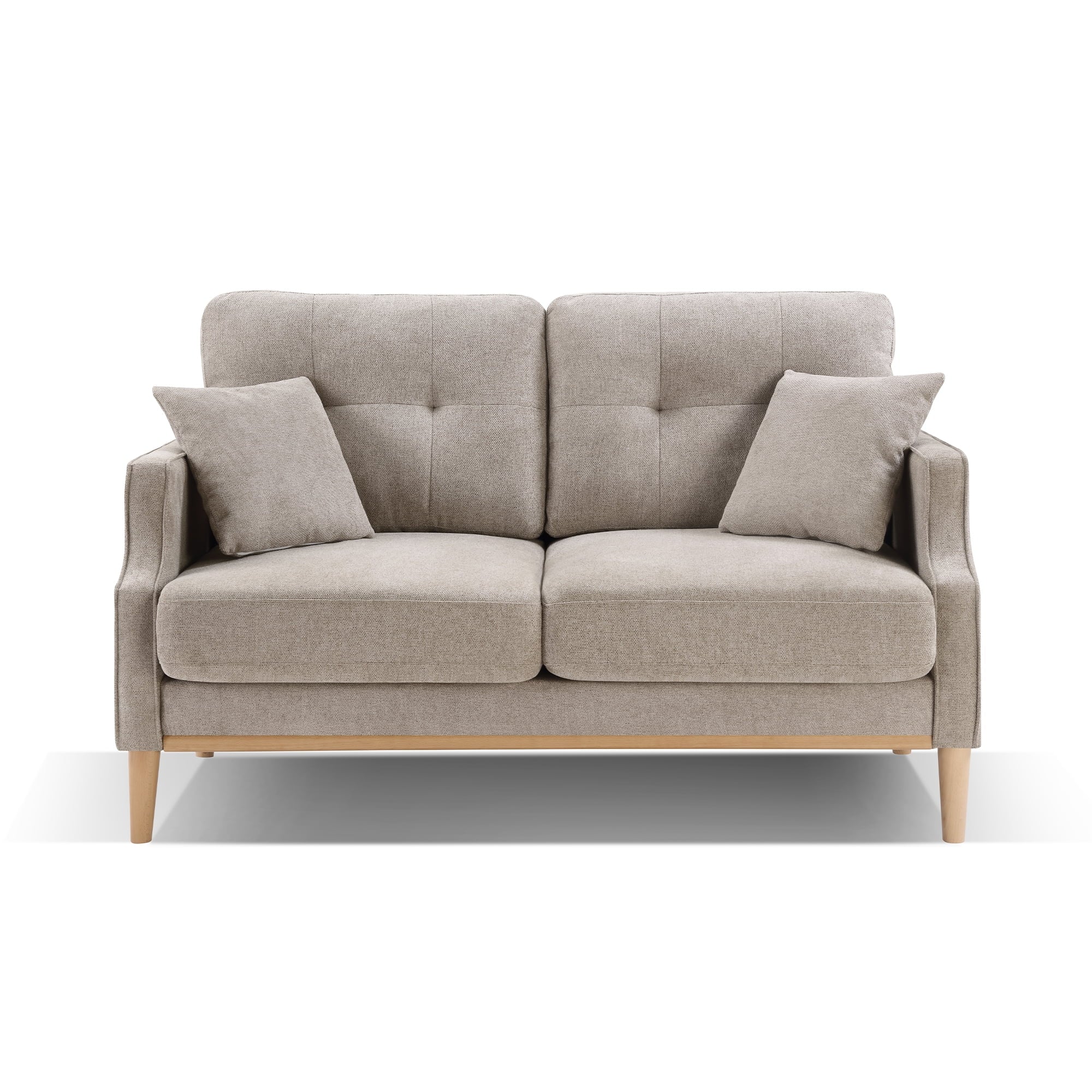 Cream 2 Seater Sofa with Waterproof Fabric I2748