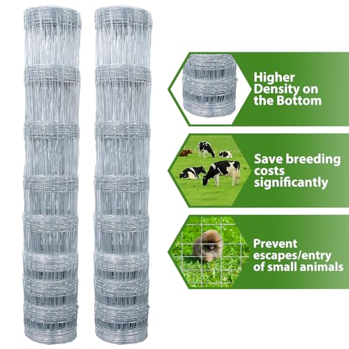 4×164ft Woven Galvanized Cattle Panel I494