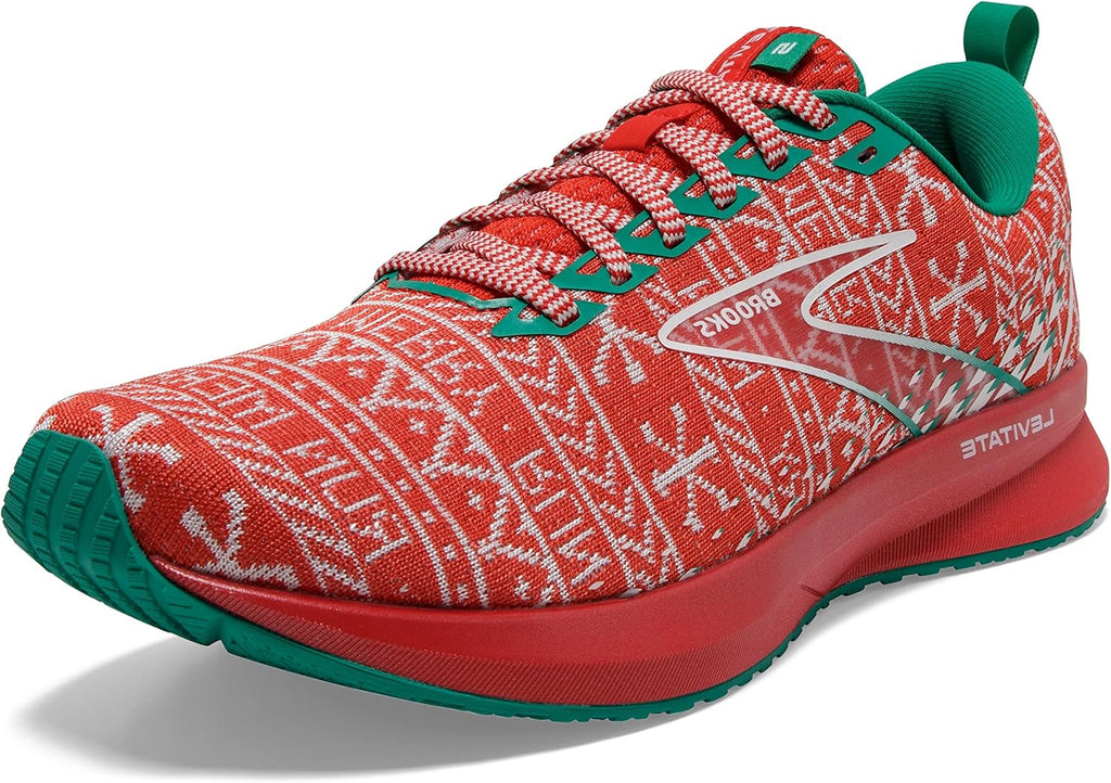 Red/White/Green Neutral Running Shoe D8042
