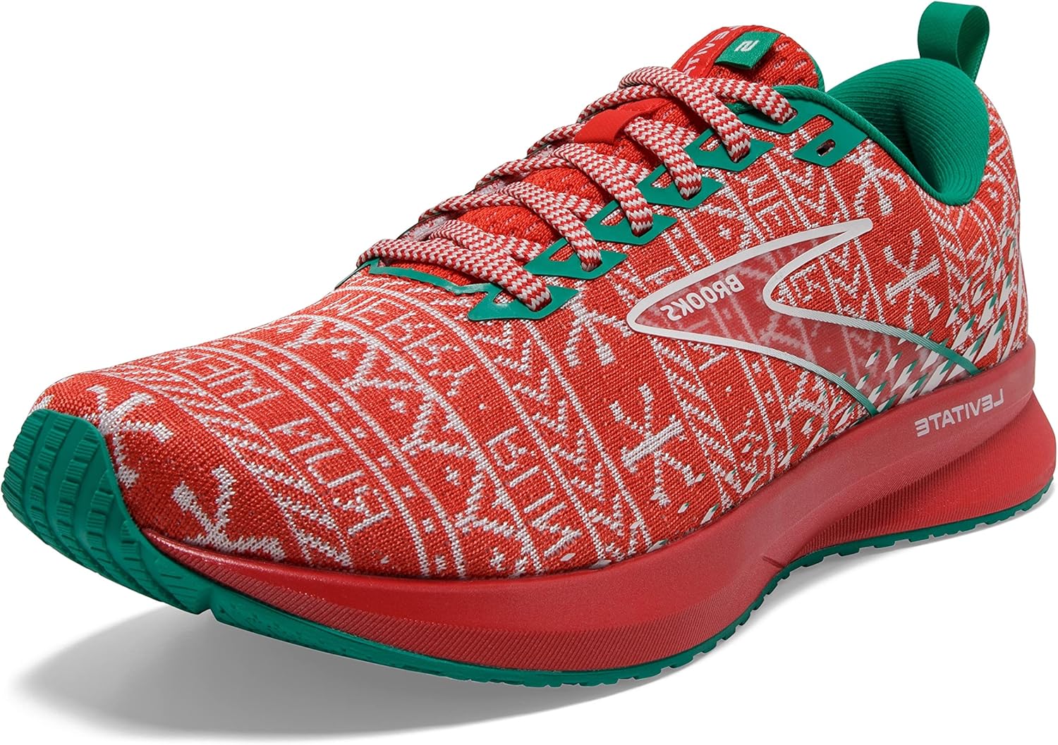 Red/White/Green Neutral Running Shoe D8042