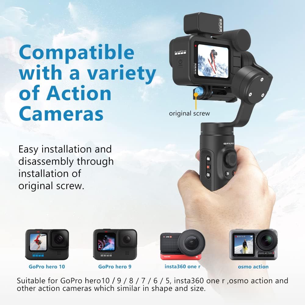 3-Axis Handheld Gimbal Stabilizer for Action Cameras A809
