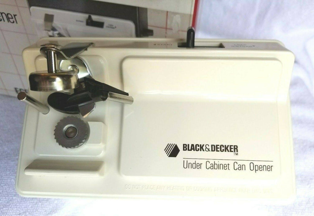 Black Under Cabinet Electric Can Opener Q607555