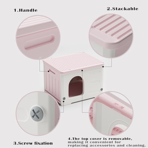 Plastic Cat House (Green) S680798