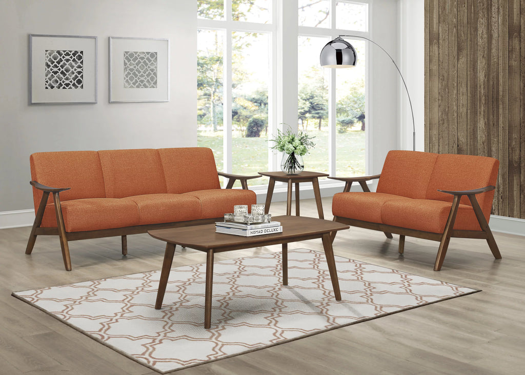 Orange 3 Seat Sofa Couch M799