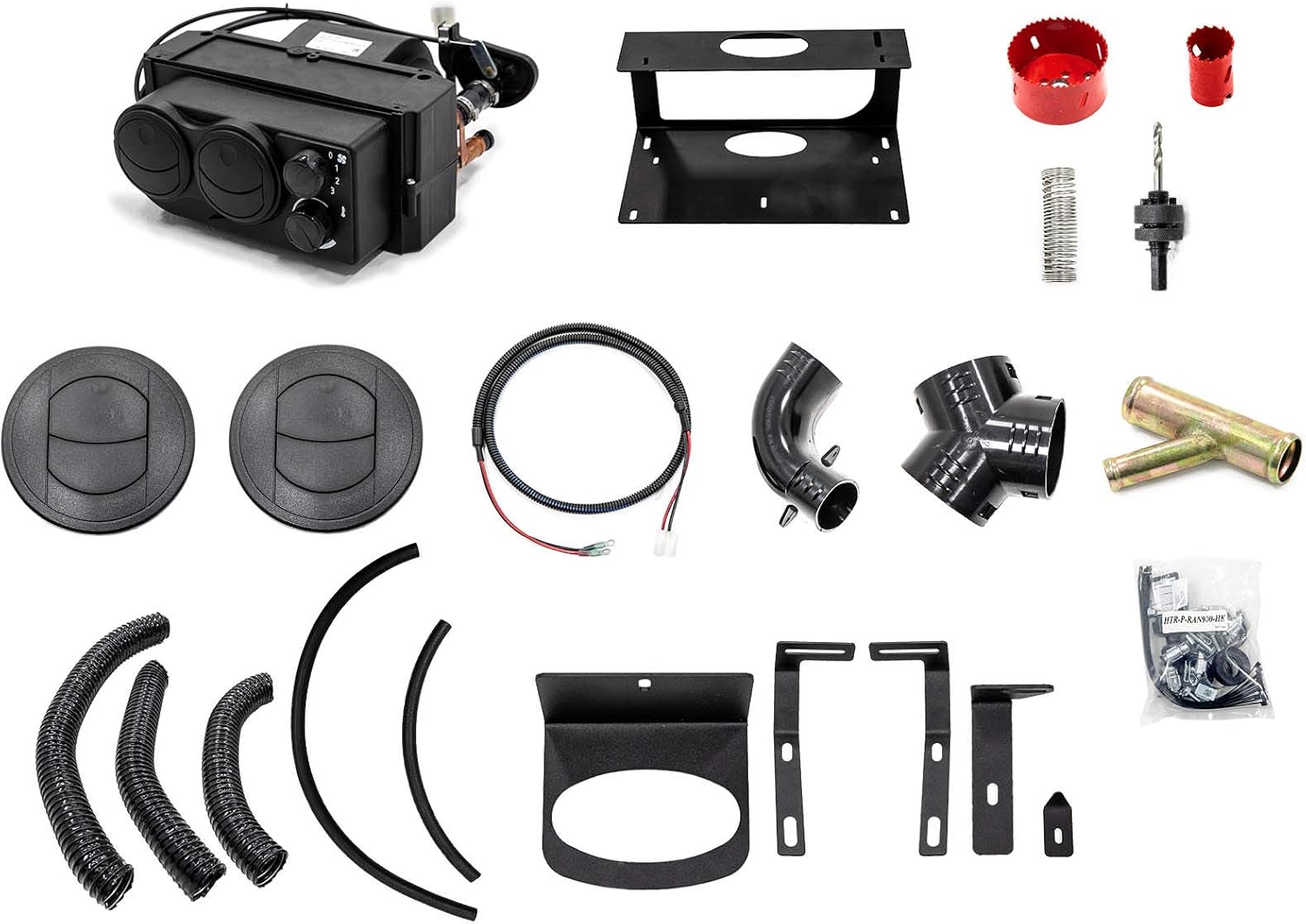 Cab Heater with Defrost Hoses and Vents J38393