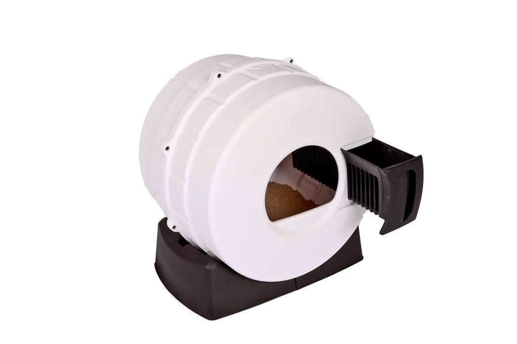 White Quick Clean Cat Litter Box Q4449