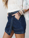 Hope is Alive Denim Short - Dark Denim