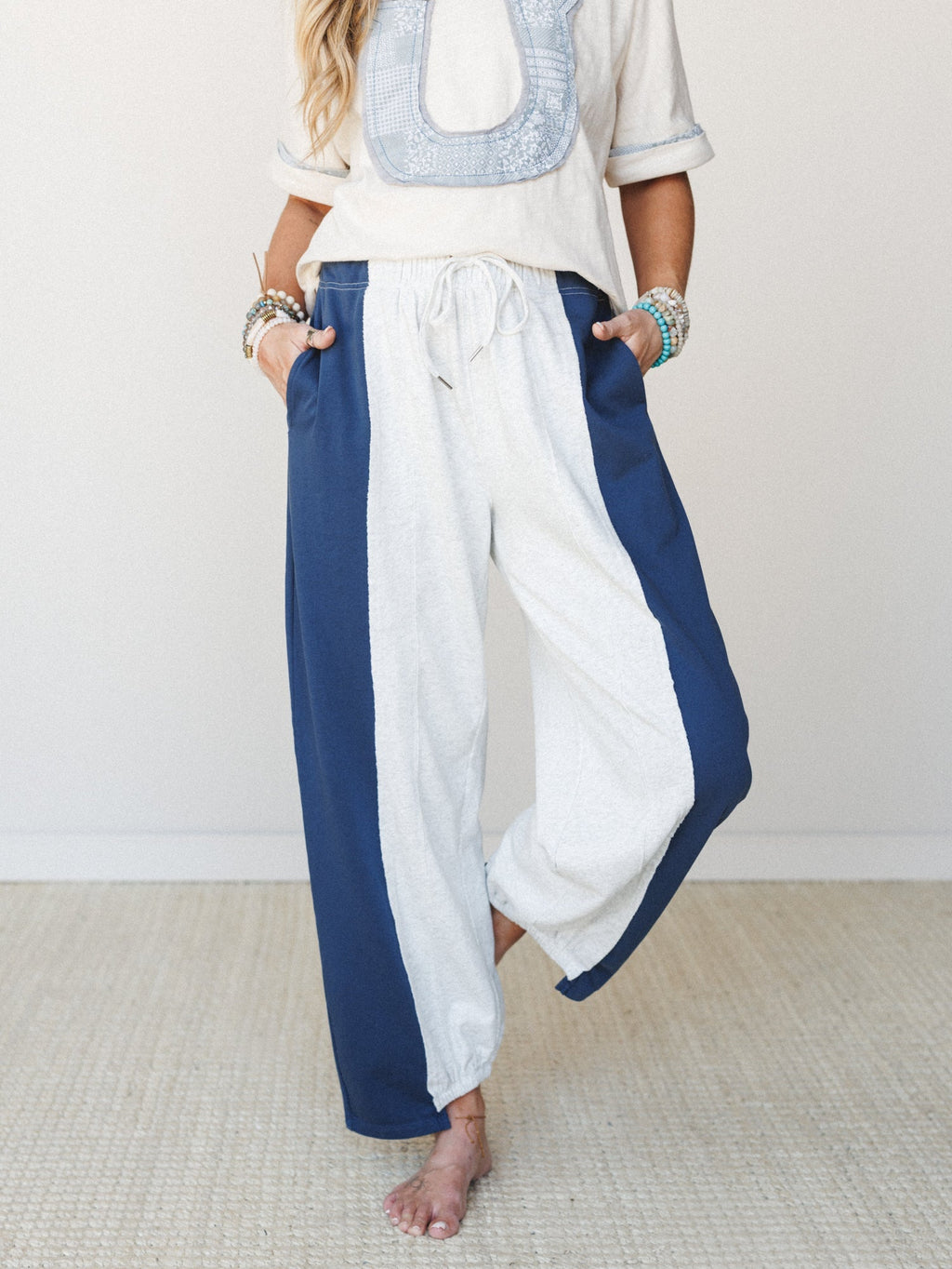 Team Soul Barrel Pants - Grey Navy