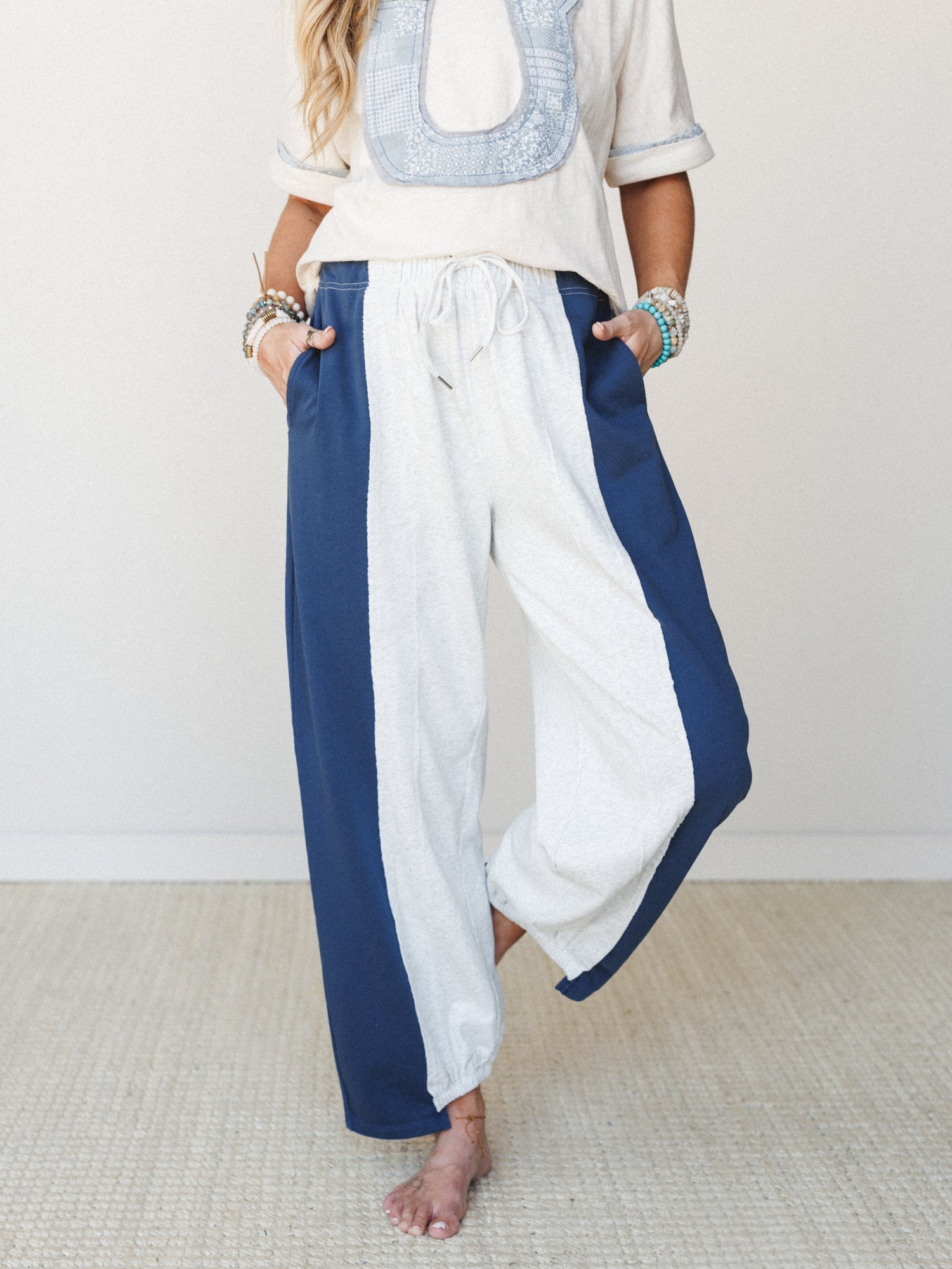 Team Soul Barrel Pants - Grey Navy