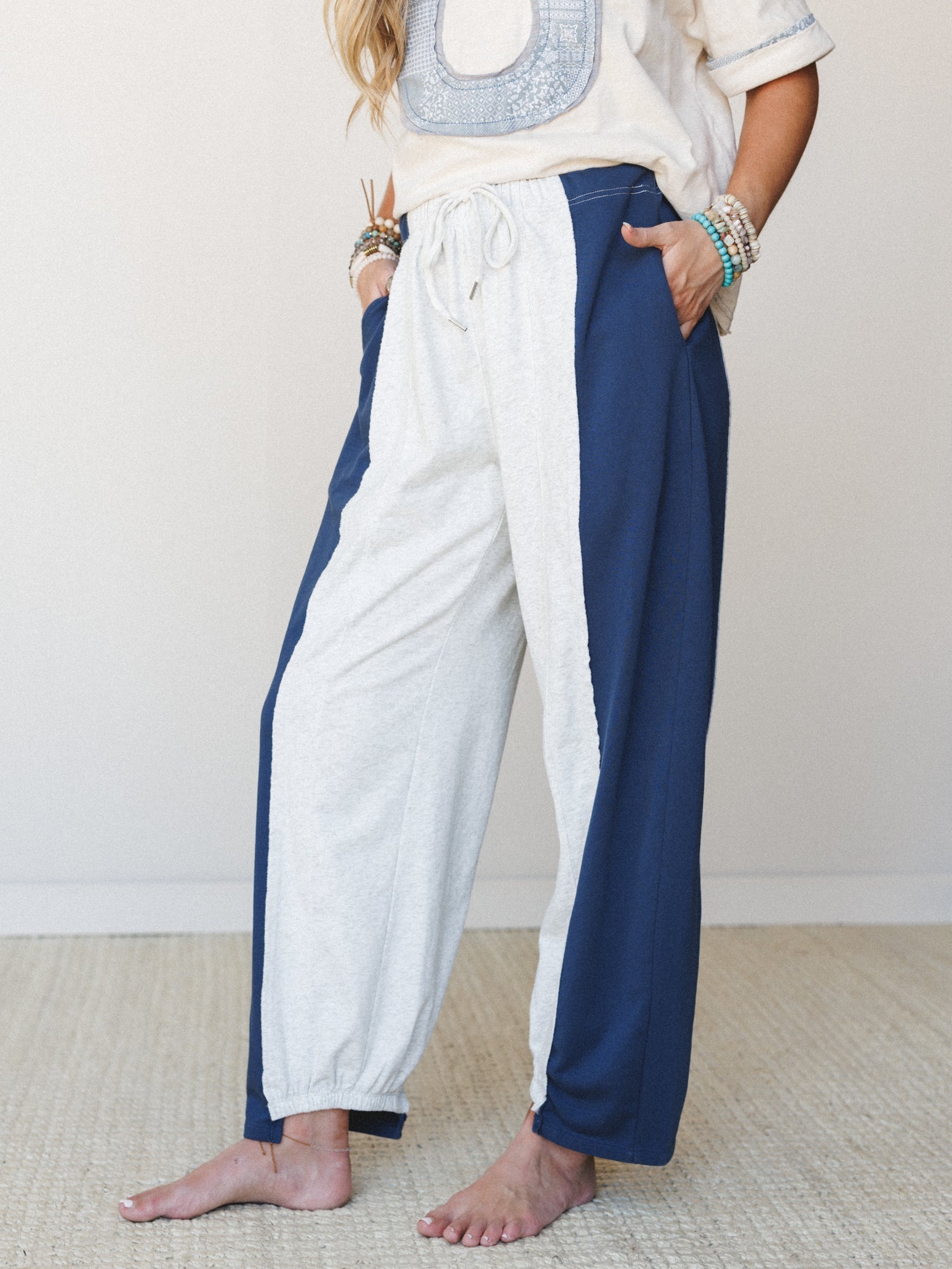 Team Soul Barrel Pants - Grey Navy