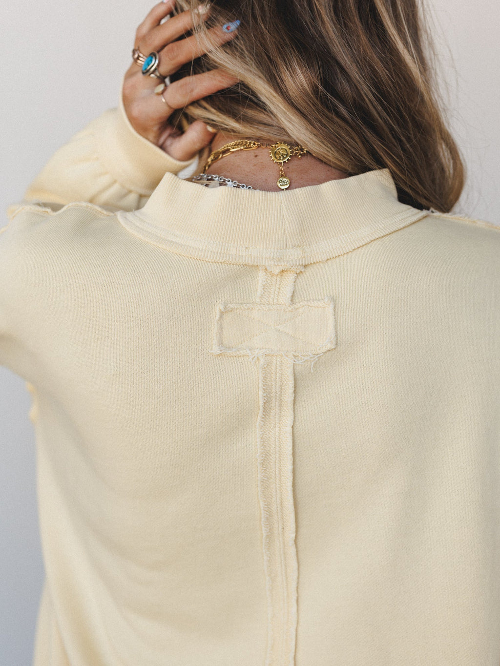 Ocean Bloom Sweater - Butter Yellow