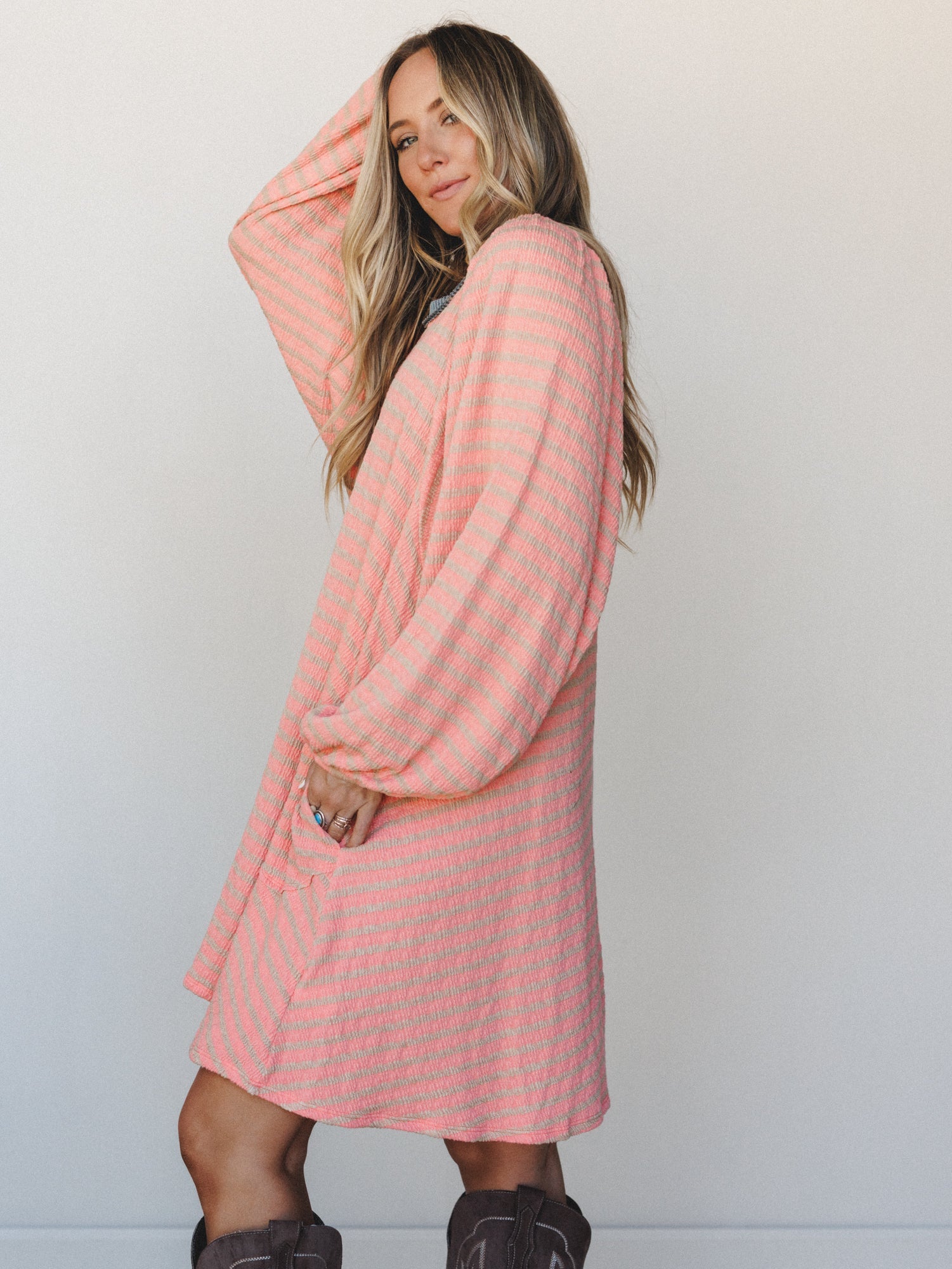 The Nest Good Feels Dress - Peach