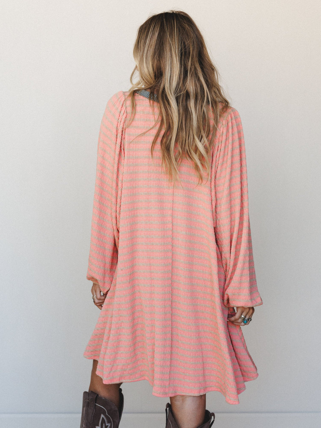The Nest Good Feels Dress - Peach