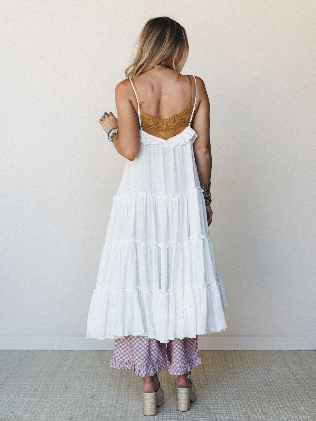 Truffles and Ruffles Dress - Ivory
