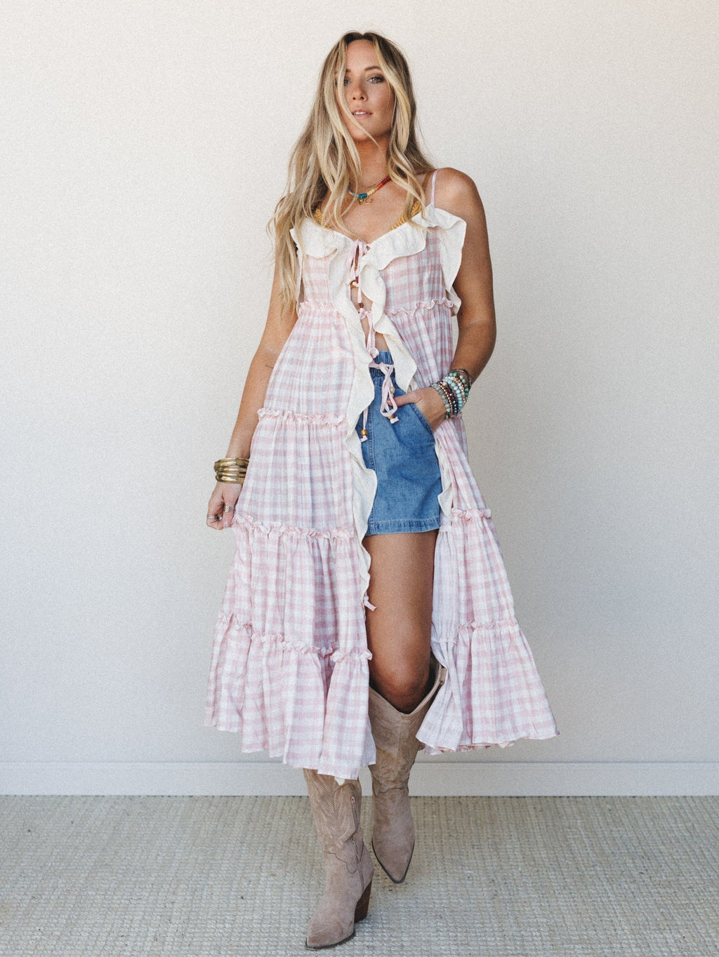 Truffles and Ruffles Dress - Pink