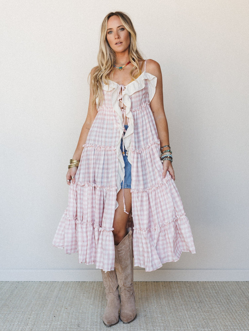 Truffles and Ruffles Dress - Pink