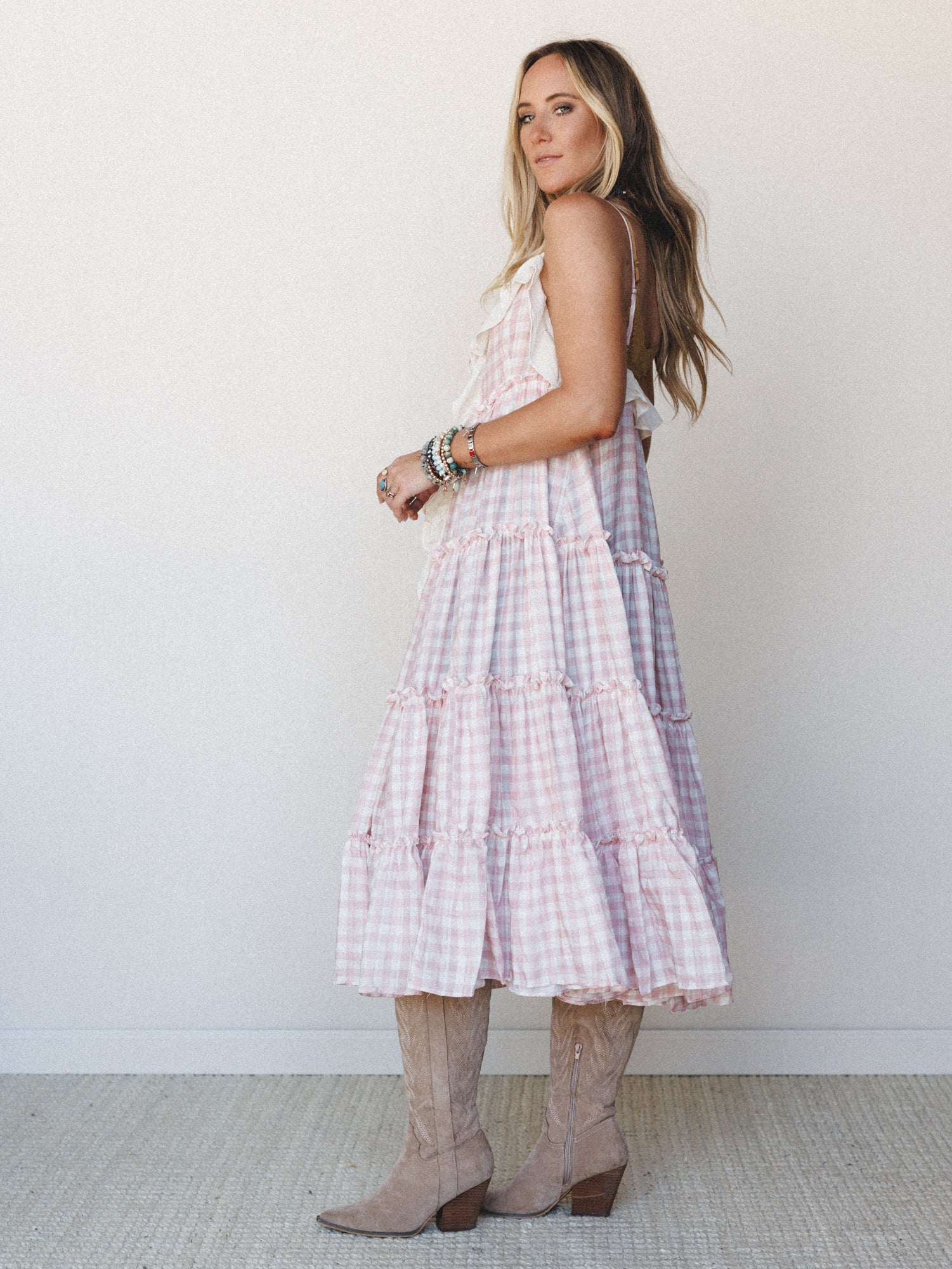 Truffles and Ruffles Dress - Pink
