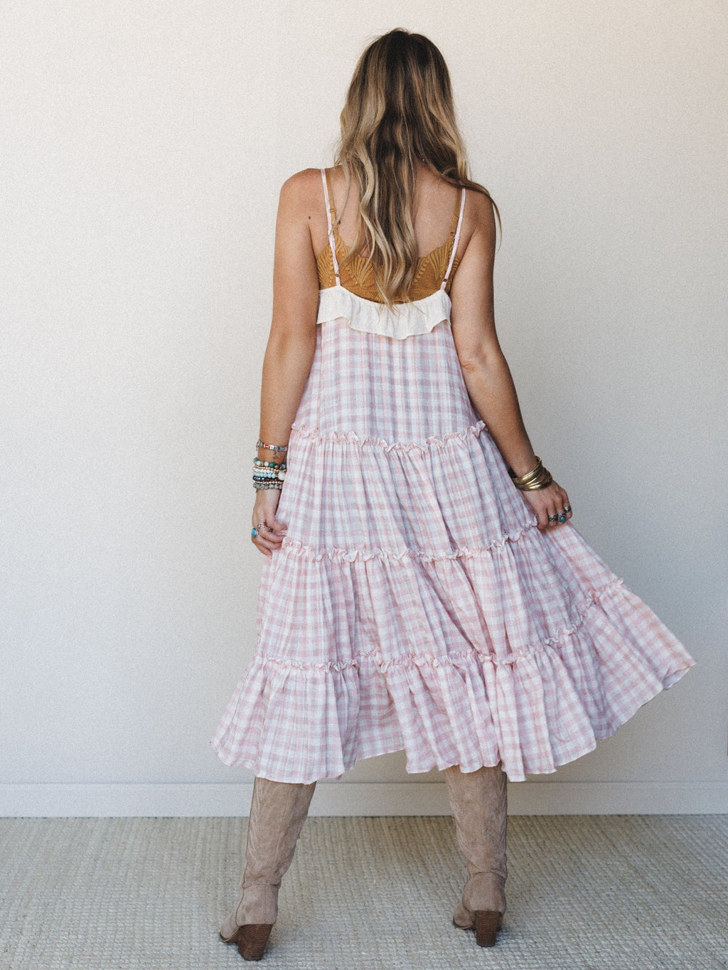 Truffles and Ruffles Dress - Pink