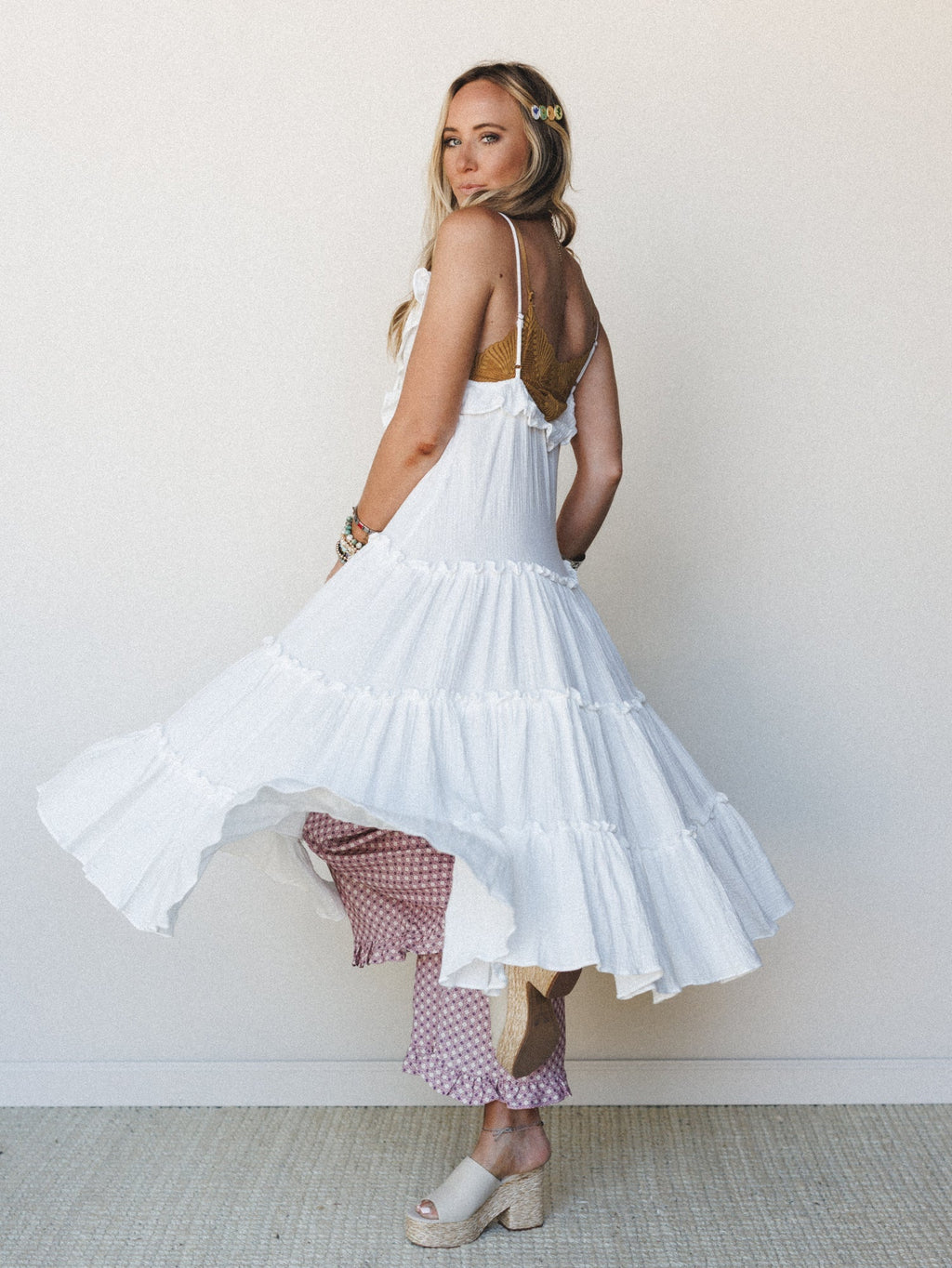 Truffles and Ruffles Dress - Ivory