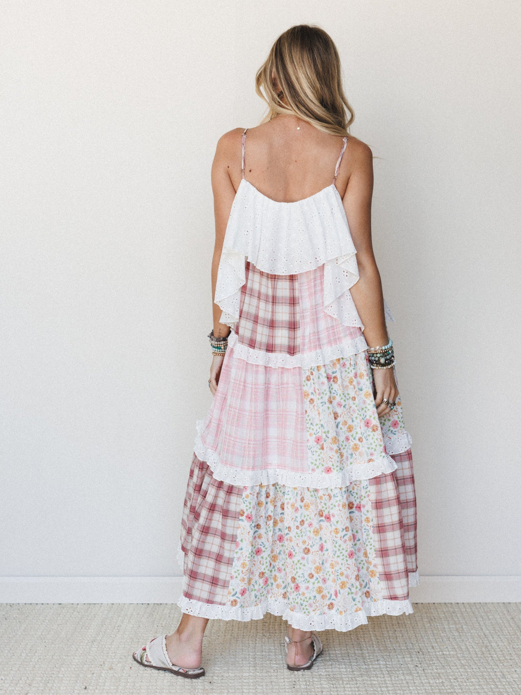 Nature Gathering Dress - Pink Multi