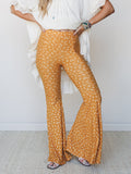 The Nest Wildflower Bloom Flare Pant - Mustard