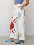 Sun of Stars Pants - Ivory