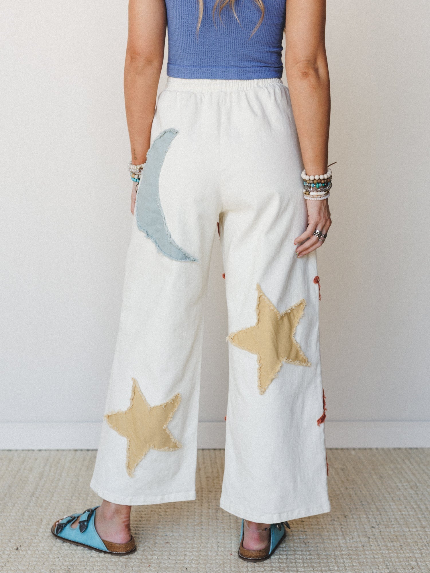 Sun of Stars Pants - Ivory