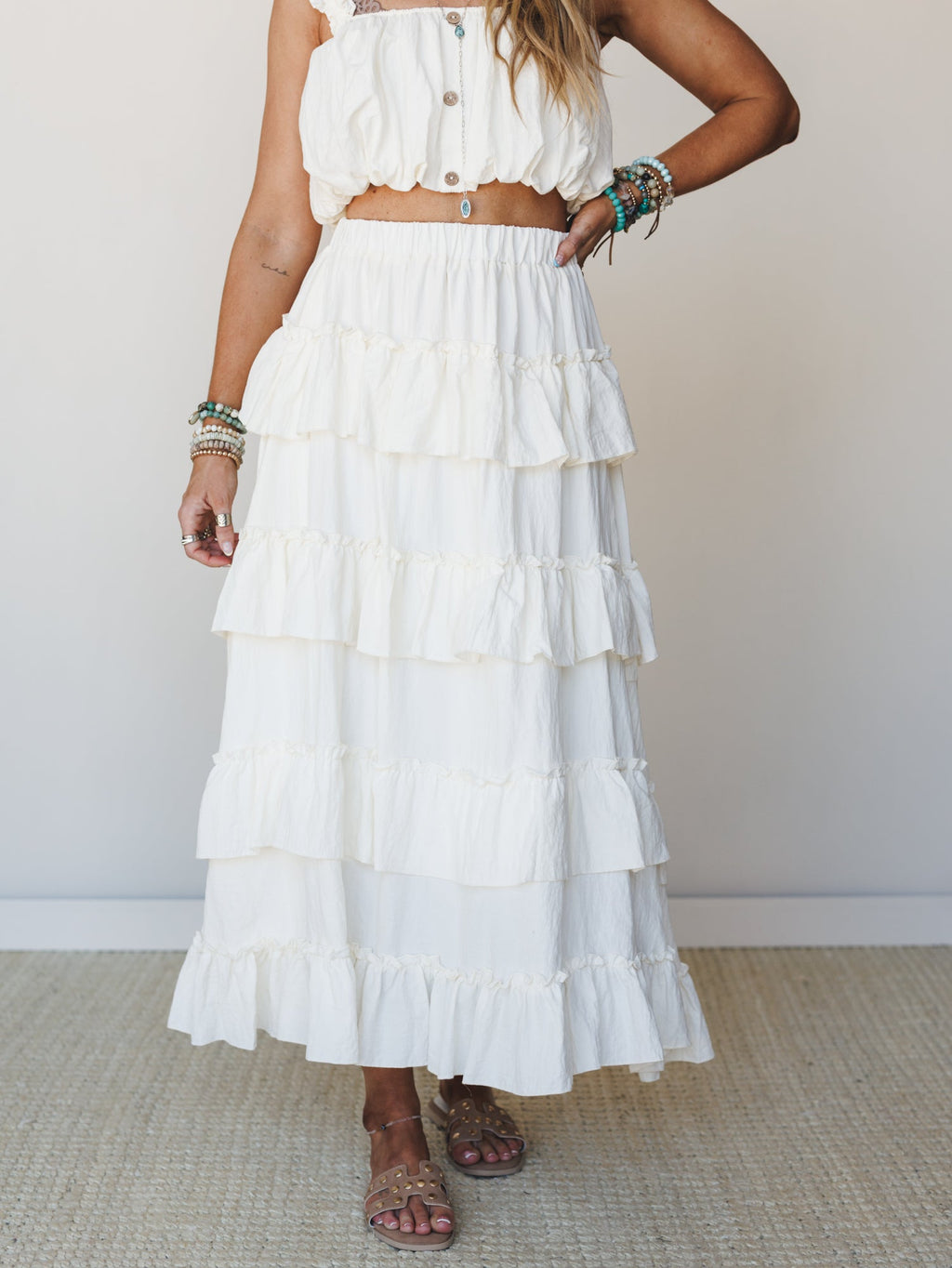 Dawn of Sun Skirt - Ivory