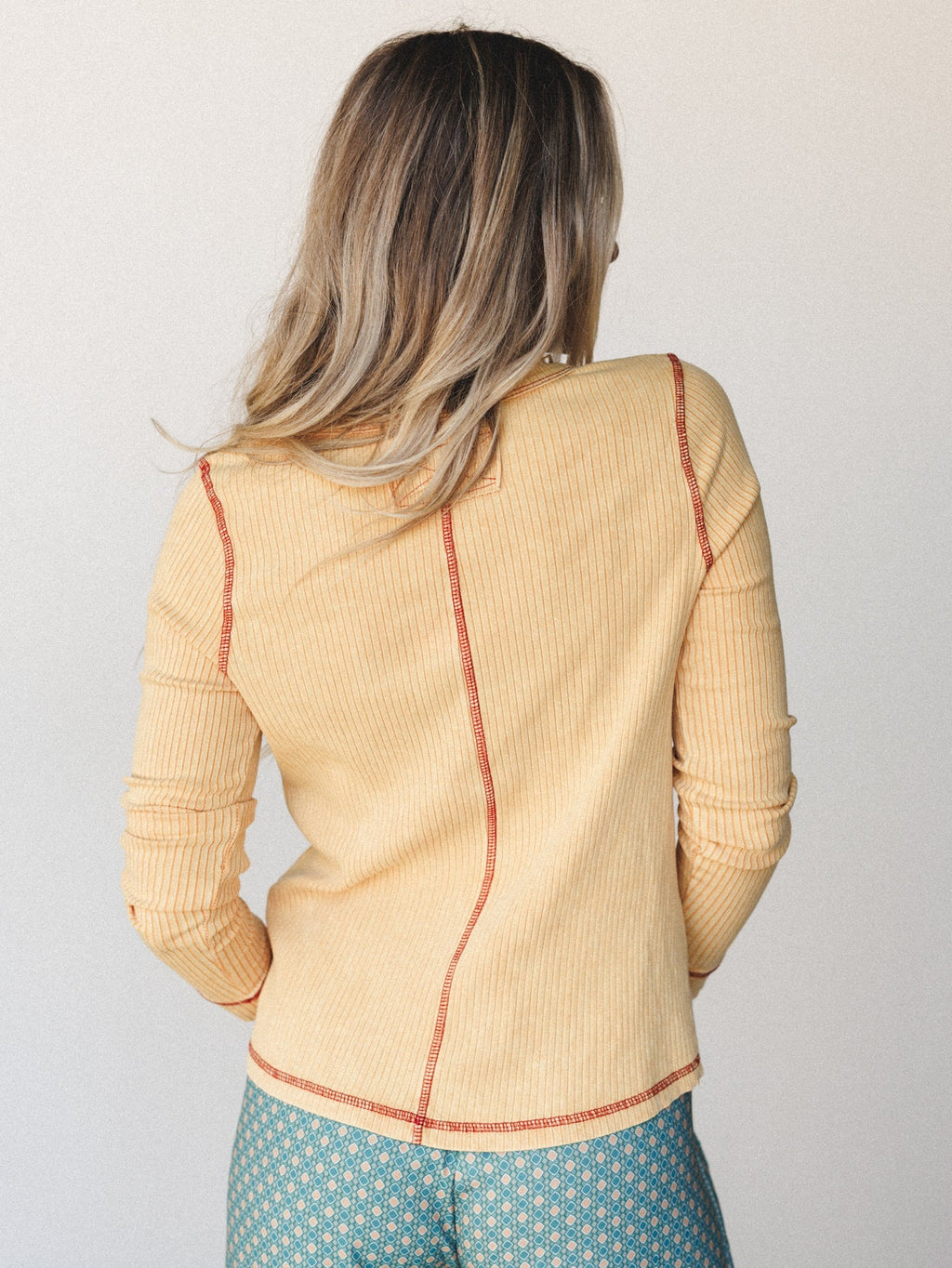 The Nest Off Duty Top - Mustard