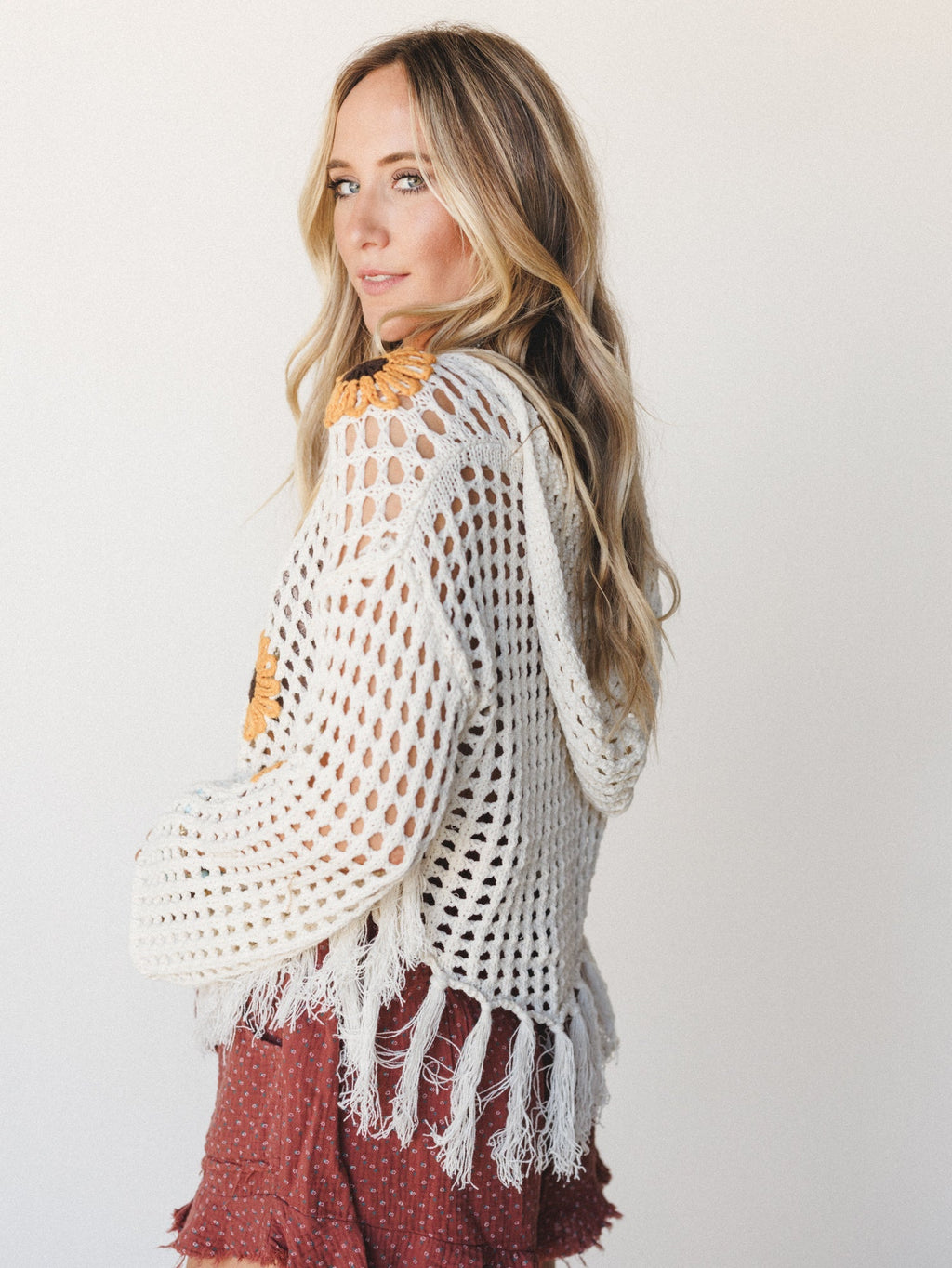 Sunflower in Bloom Top - Cream
