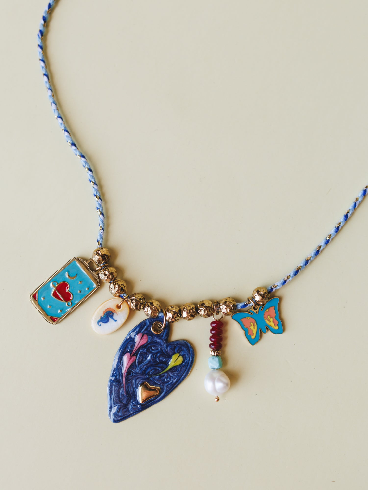 Madison Necklace - Navy