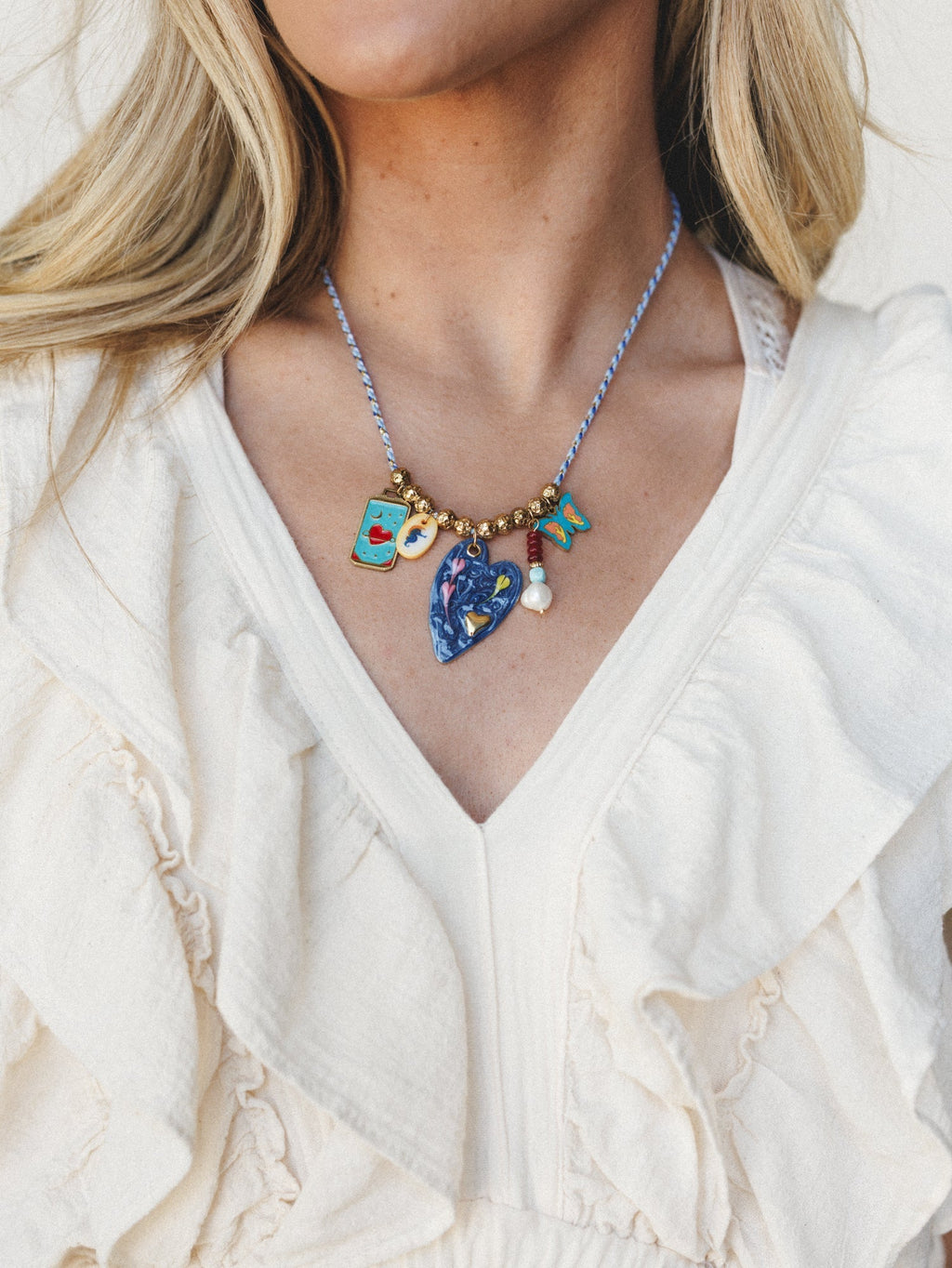 Madison Necklace - Navy
