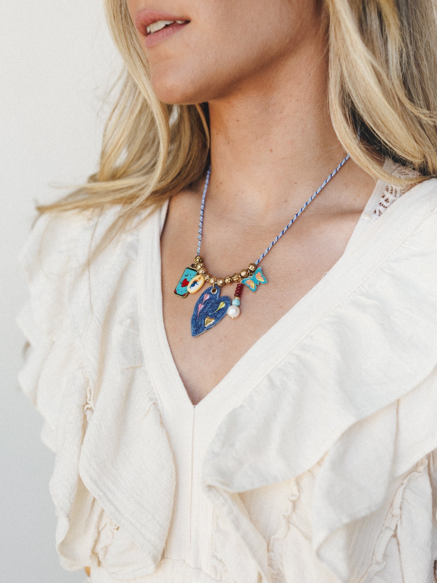 Madison Necklace - Navy