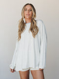 Golden Drift Long Sleeve Tee - Baby Blue