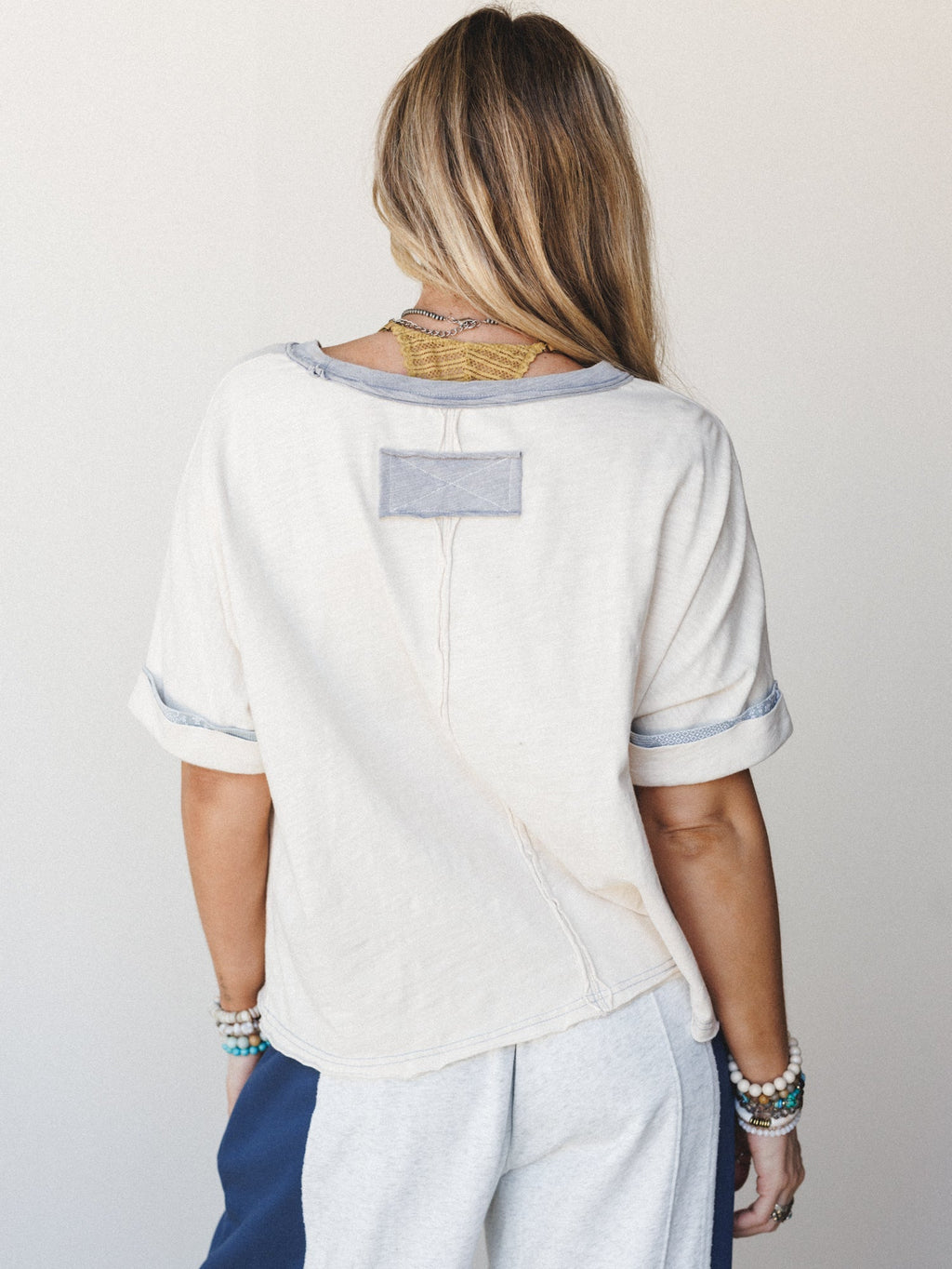 Lucky Horses Tee - Blue