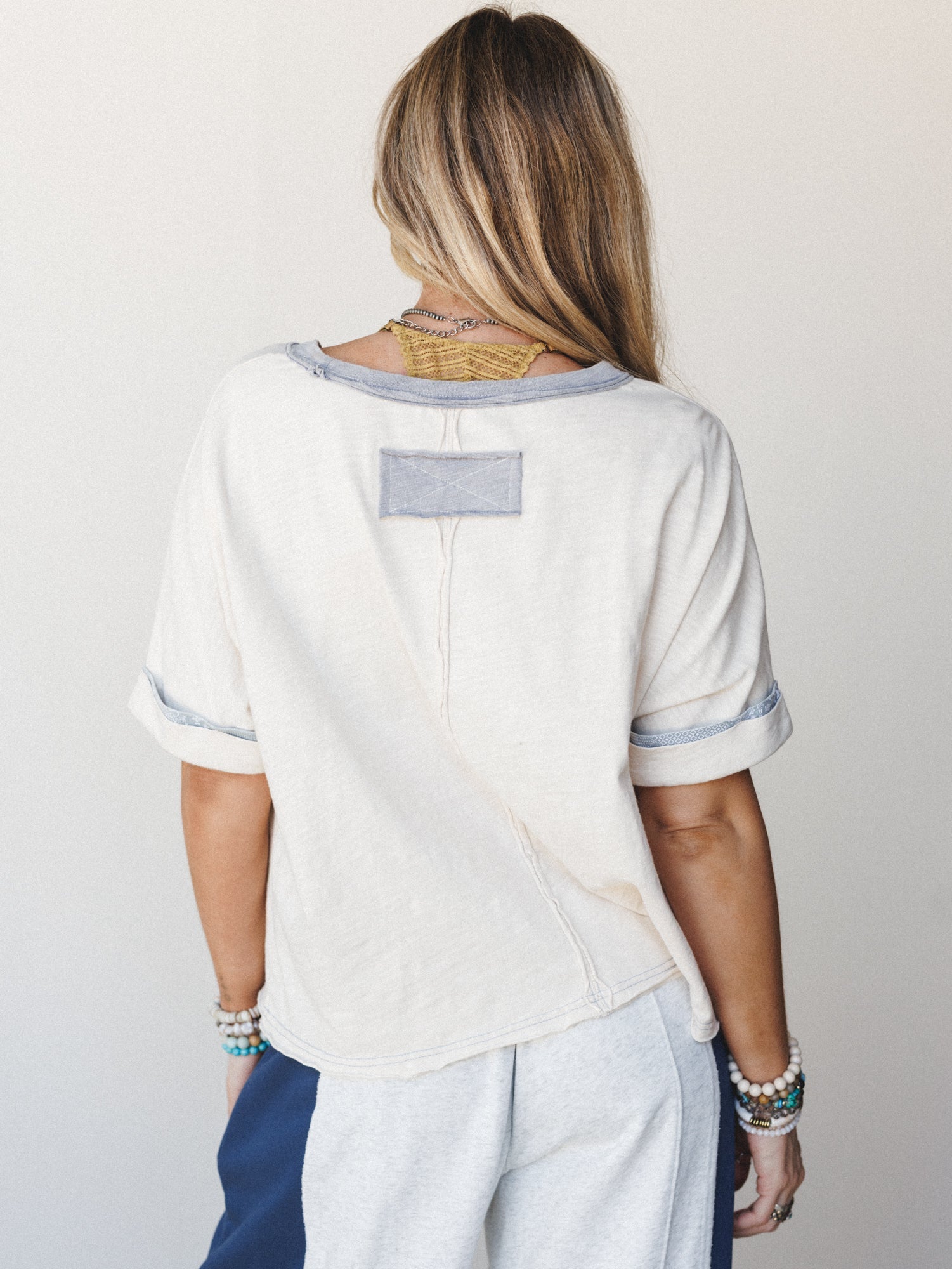 Lucky Horses Tee - Blue