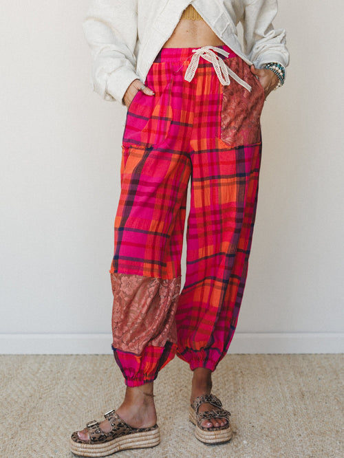Cool Bloom Pants - Pink