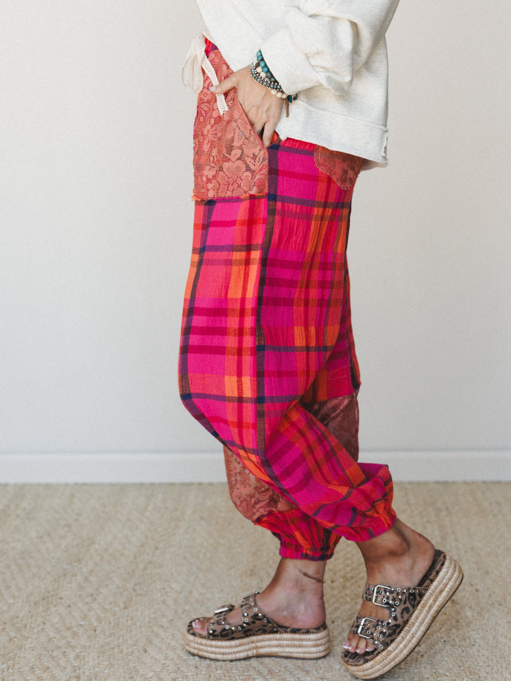 Cool Bloom Pants - Pink